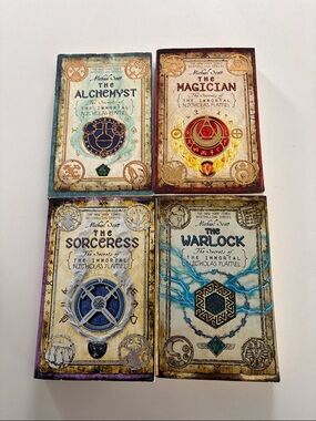 Lot of 4 Books from The Immortal Nicholas Flamel Series